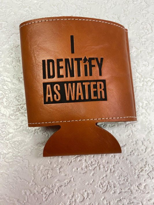 LEATHER BEER COZY