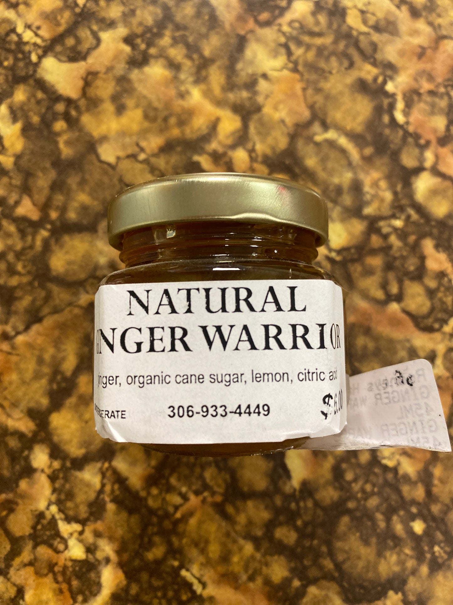 GINGER WARRIOR SYRUP SMALL 45ML
