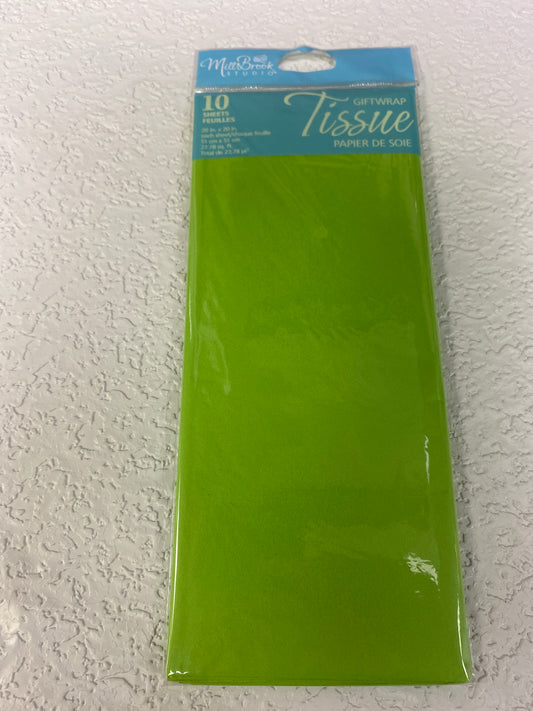 TISSUE PAPER LIME GREEN