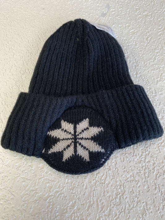 EARMUFFS BLACK WARM BEANIE