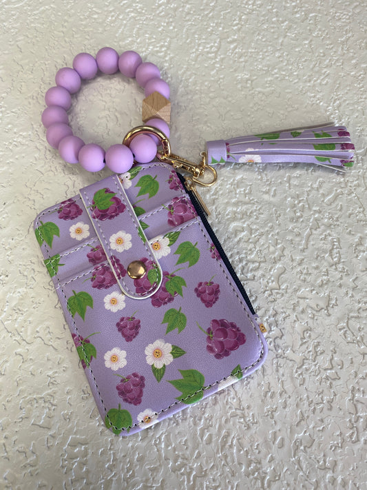 CUTE SILICONE WRISTLET GRAPE PRINT