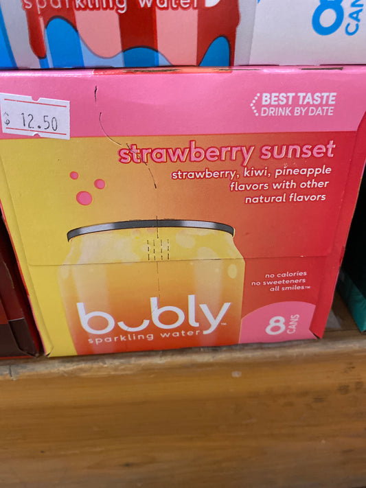 BUBLY STRAWBERRY SUNSET 8PK