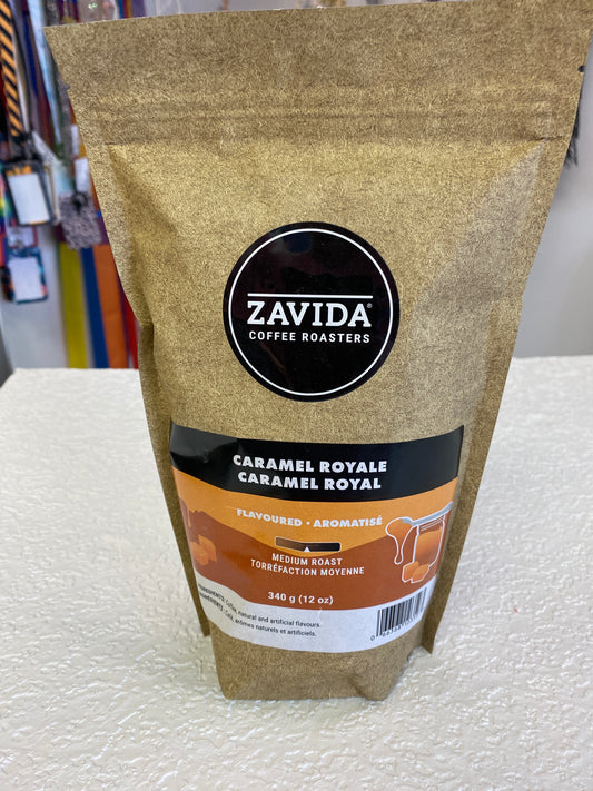 ZAVIDA CARAMEL ROYALE WHOLE BEAN COFFEE