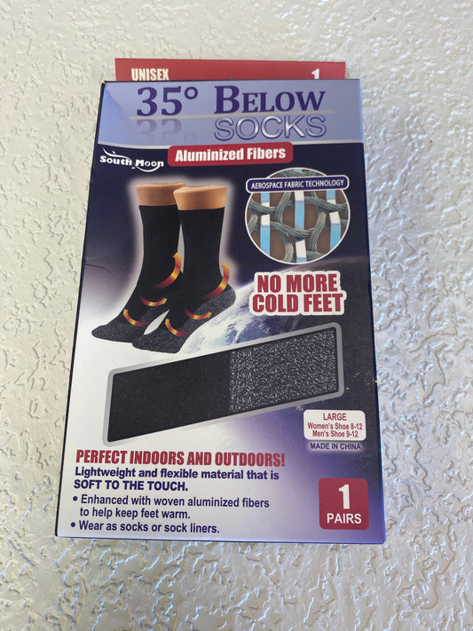 BELOW SOCKS I PAIR WINTER COLD