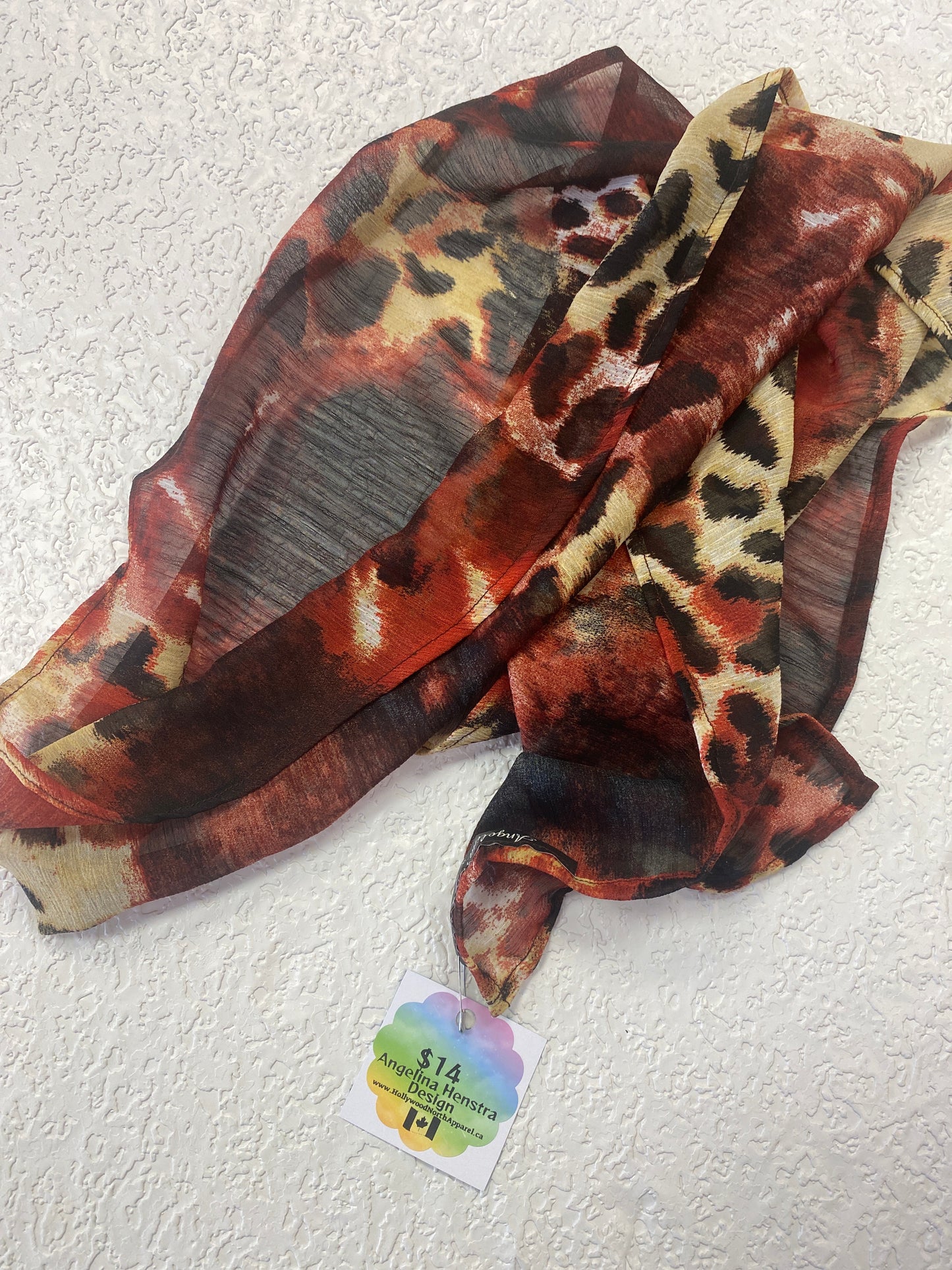 SCARVE LEPORD PRINT