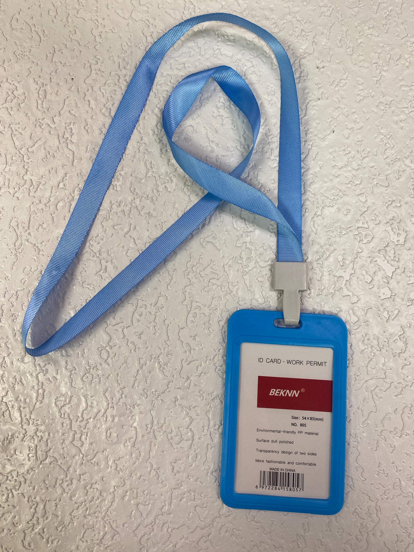 SKY BLUE BADGE ID HOLDER