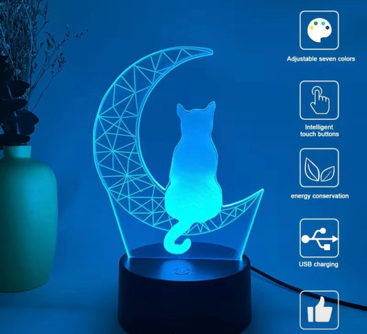 MOON CAT LAMP