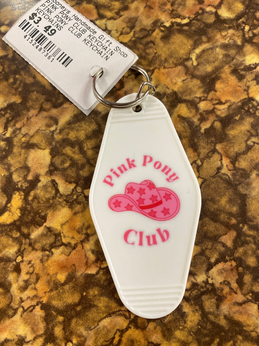 PINK PONY CLUB KEYCHAIN
