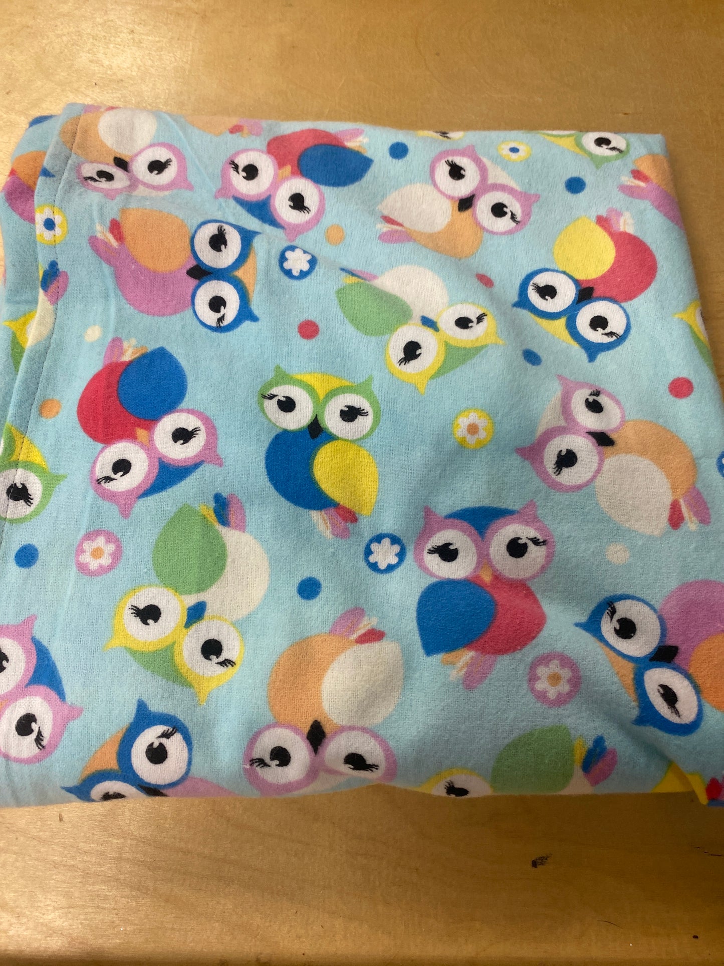 OWLS RECIVING BLANKET