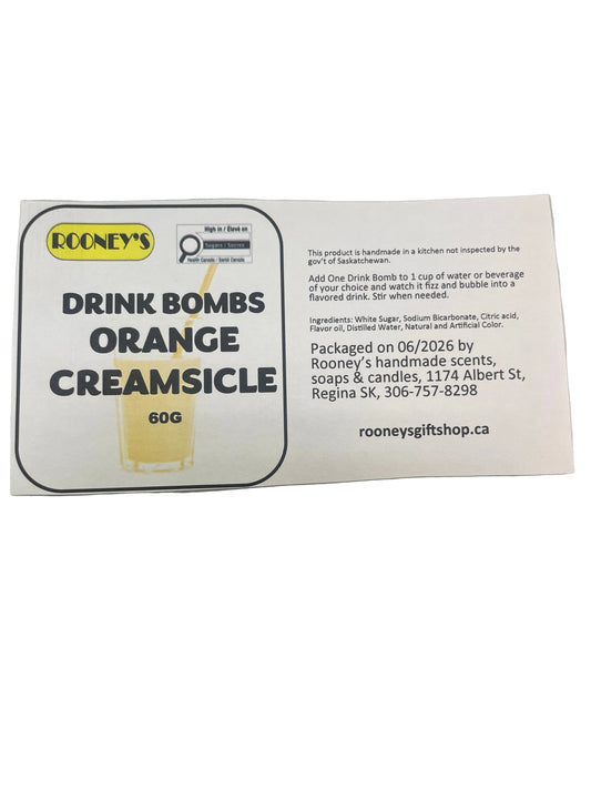 DRINK BOMBS ORANGE CREAMSICLE 2 PACK