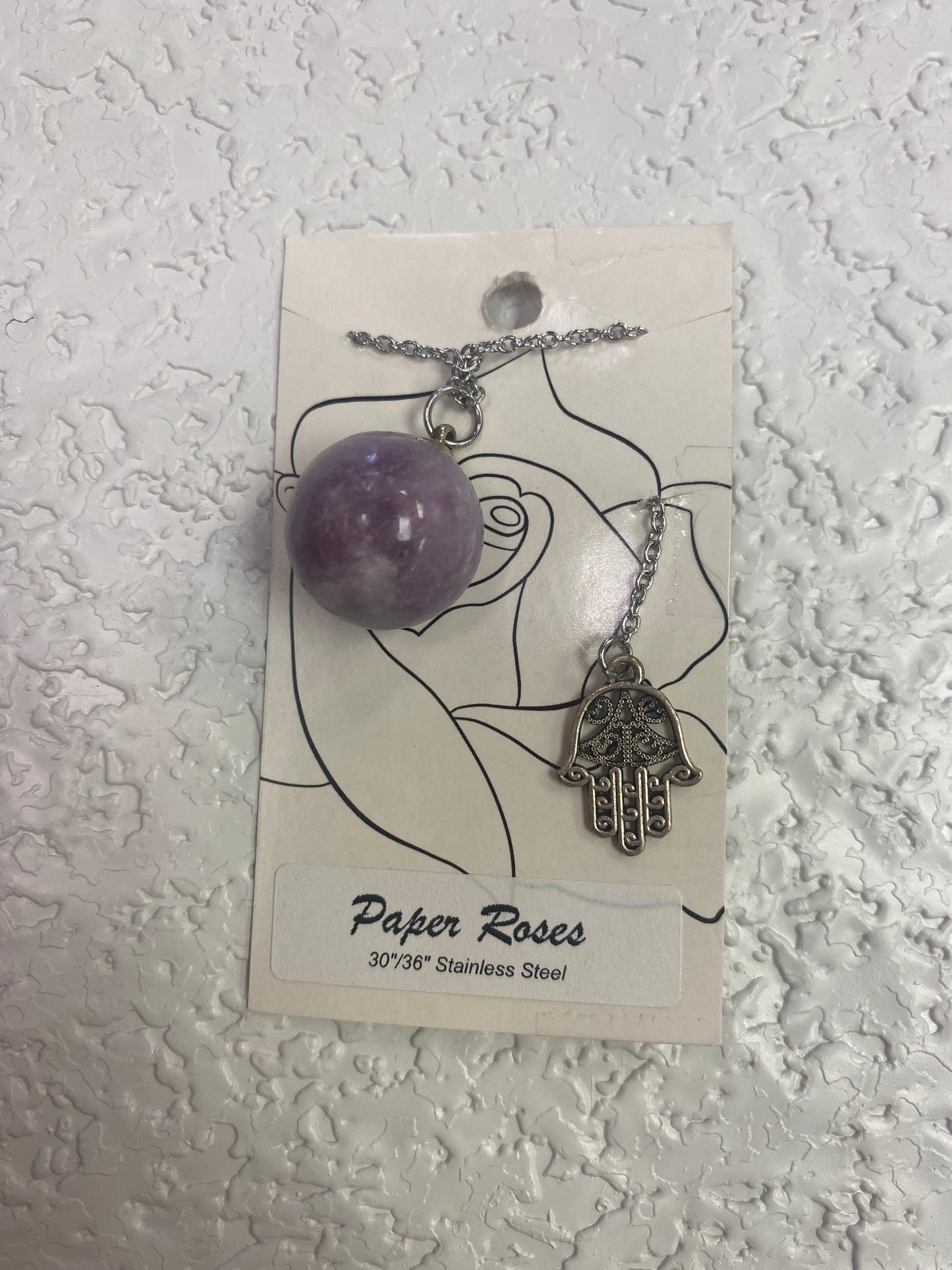 LEPIDOLITE NECKLACE