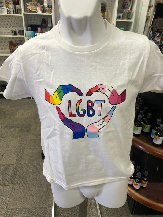 PRIDE FLAG HANDS SHIRT