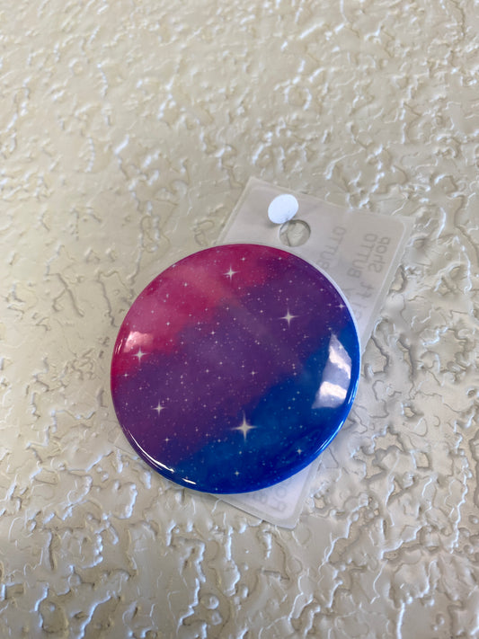 BISEXUAL PRIDE STARY BUTTON