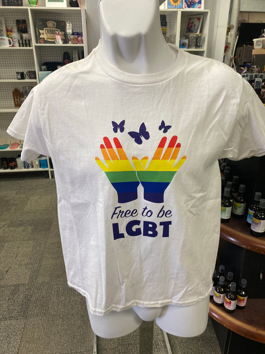 FREE TO BE YOUTH SHIRT WHITE MED