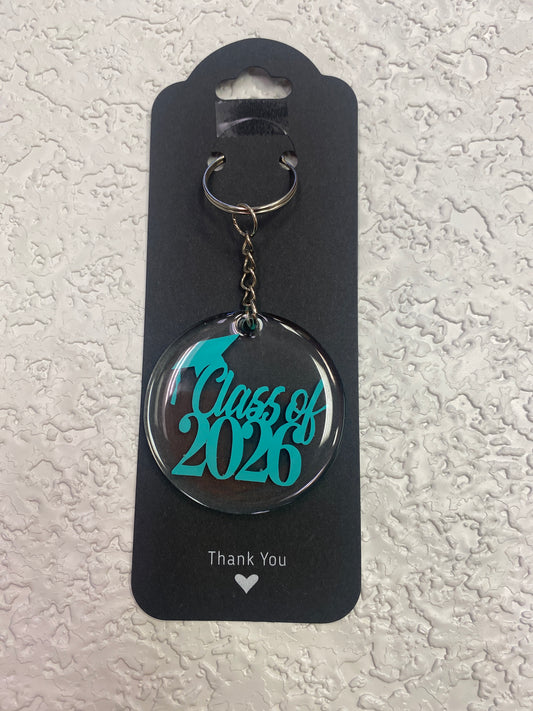KEYCHAIN CLASS OF 2026 TEAL