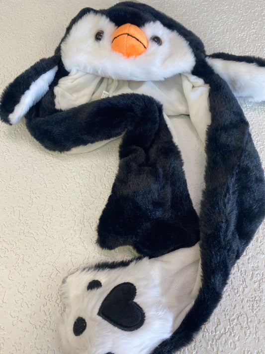 BLACK AND WHITE PENGUIN PUMP HAT