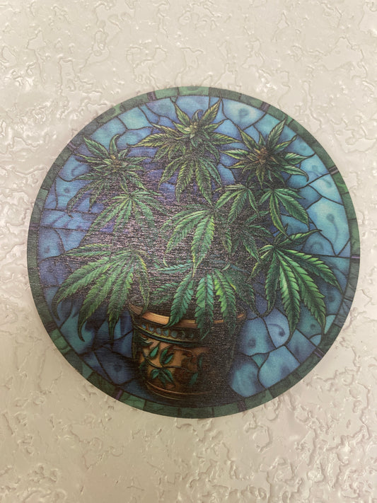 POT LEAF COASTER