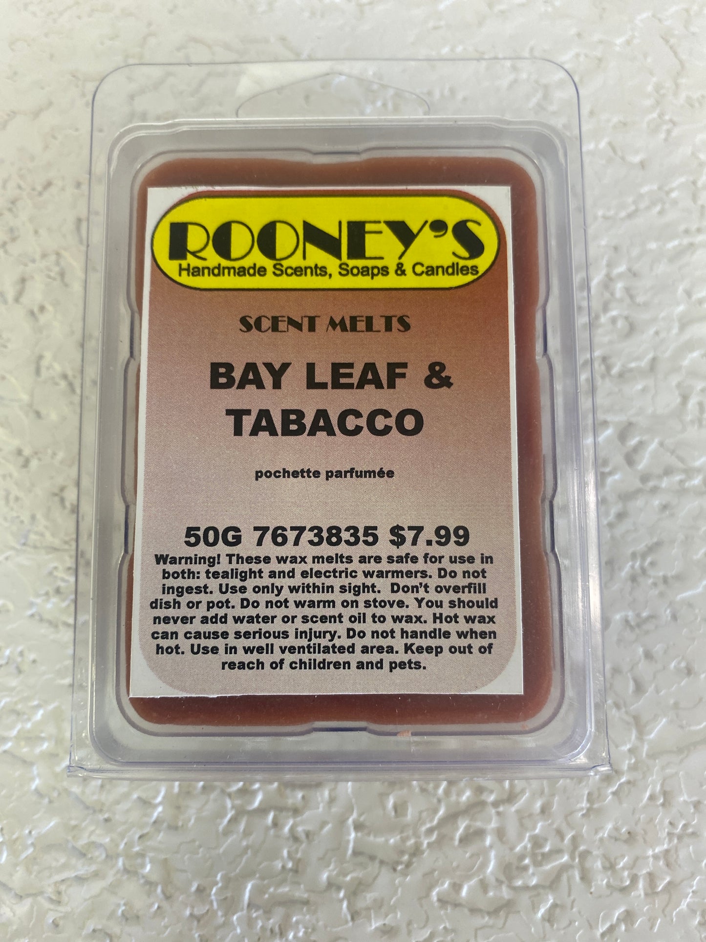 BAY LEAF & TABACCO SCENT MELT