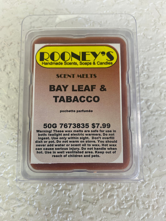 BAY LEAF & TABACCO SCENT MELT