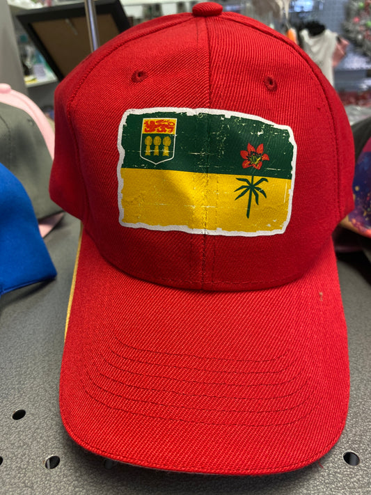 SASK FLAG RED HAT