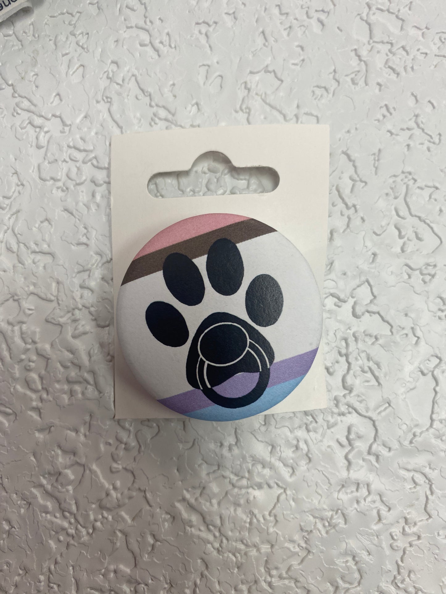 ABDL PUP PRIDE FLAG BUTTON