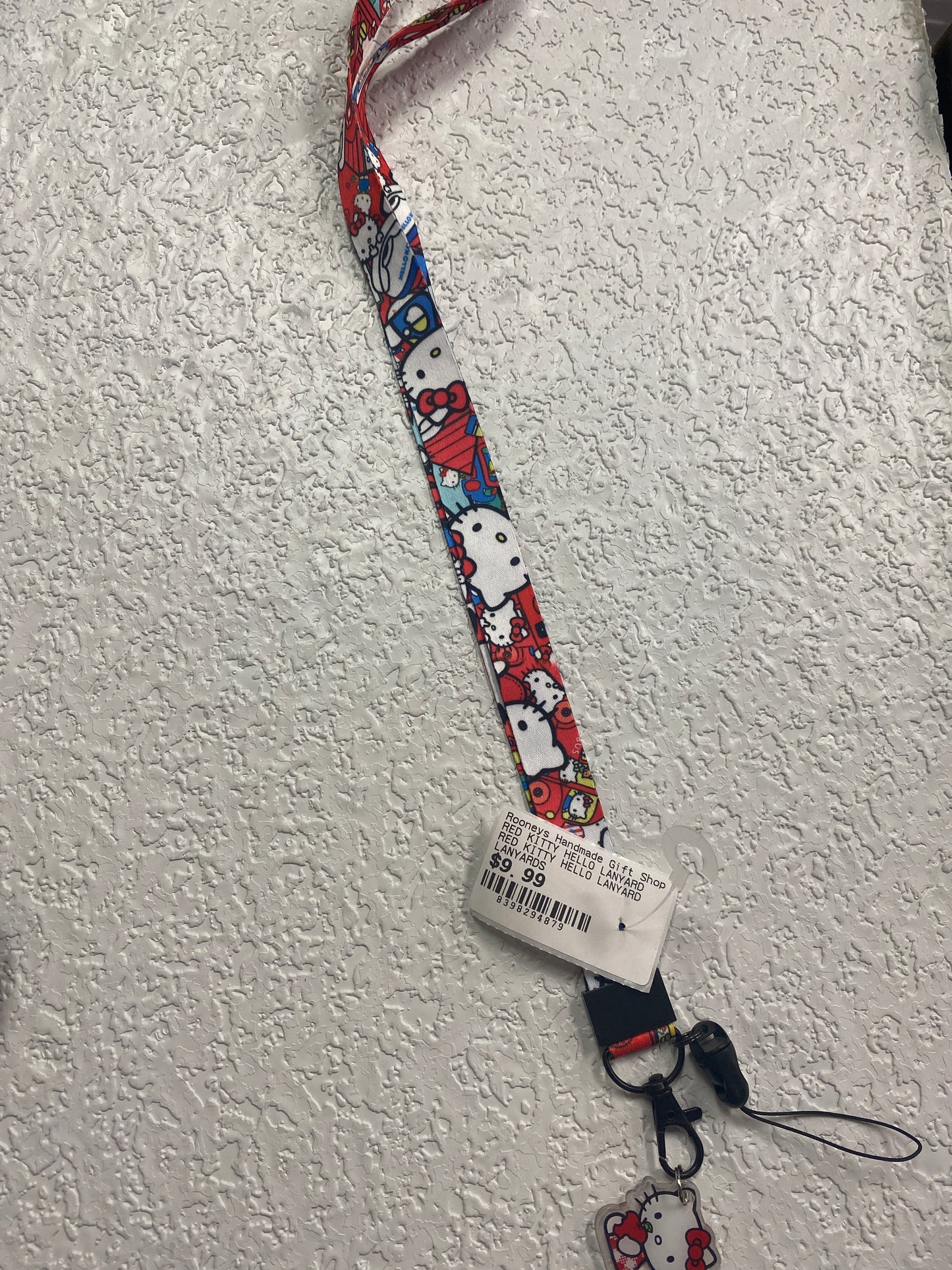 RED KITTY HELLO LANYARD