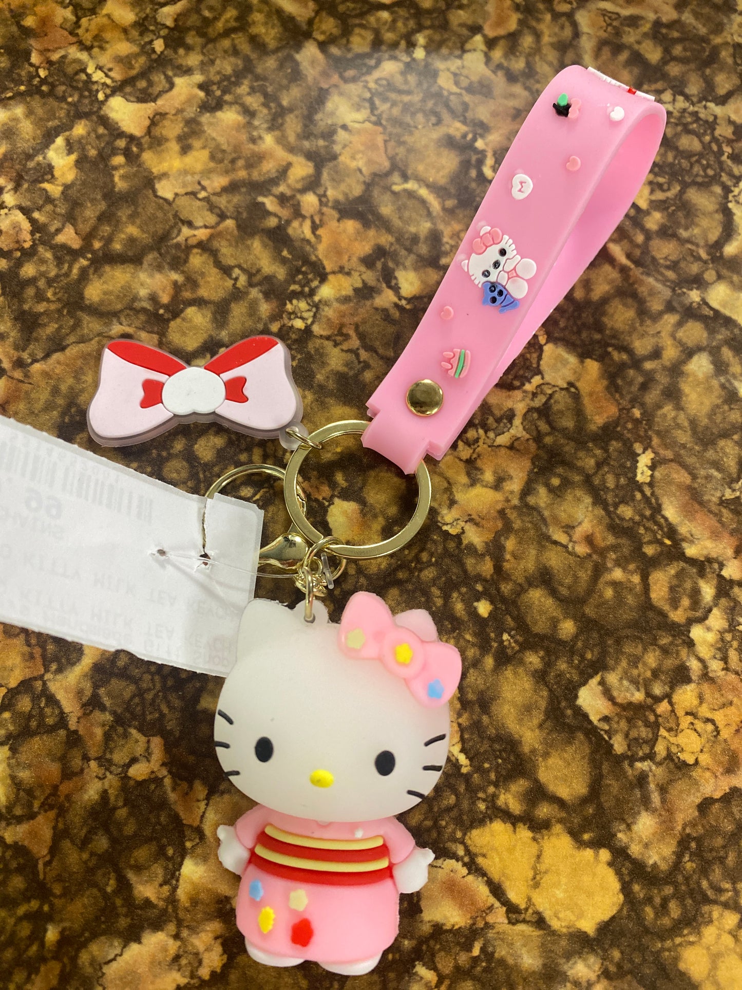 HELLO KITTY PINK KEYCHAIN