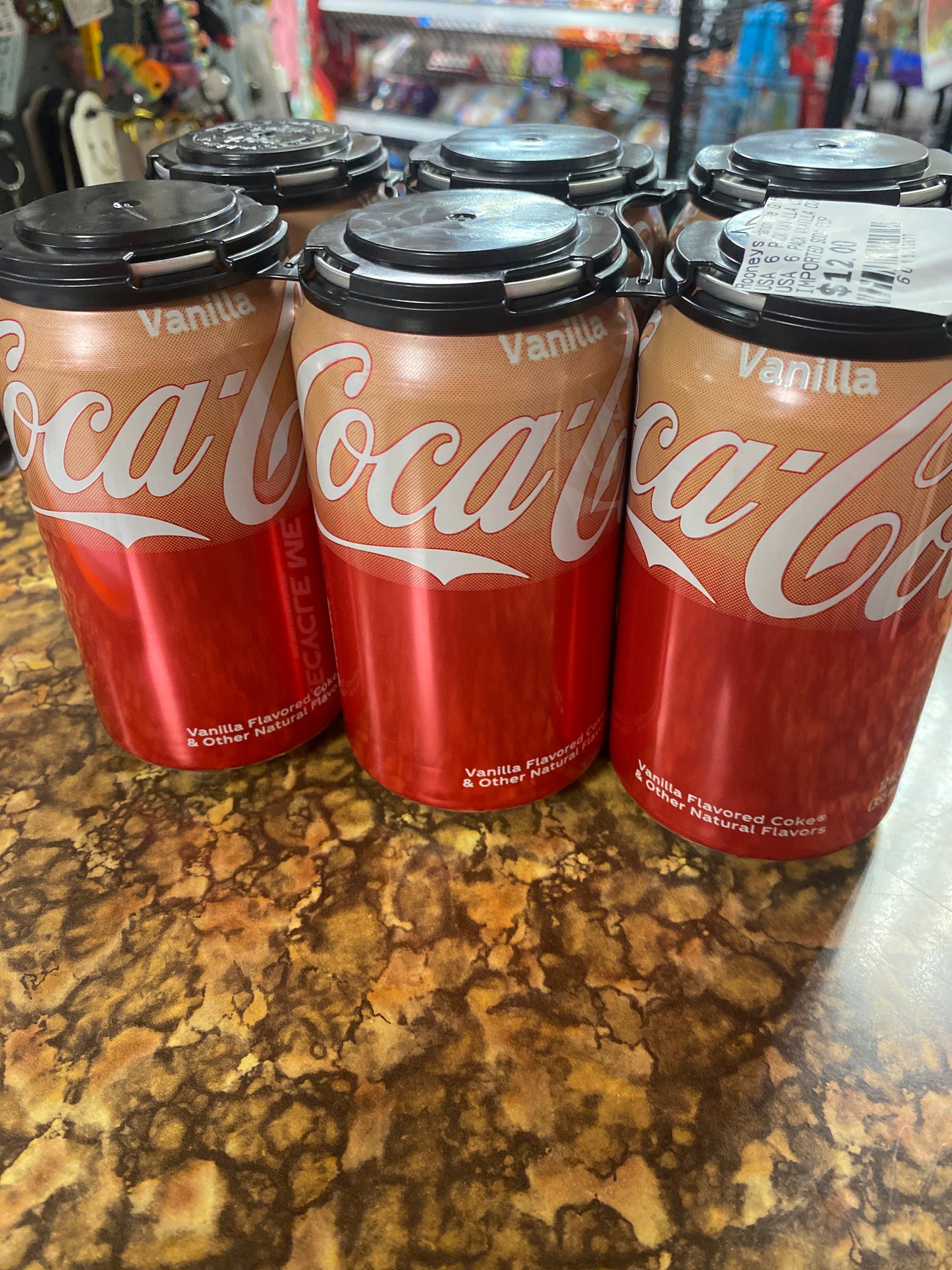 USA 6 pack Vanilla Coke