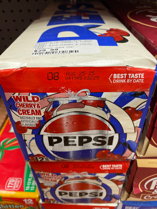 PEPSI WILD CHERRY & CREAM CASE