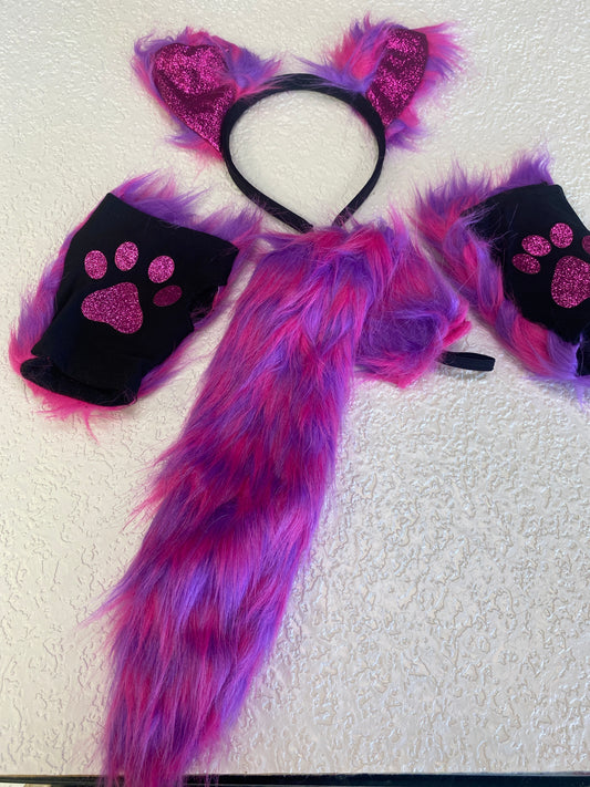 PURPLE PLUSH COSTUME SET