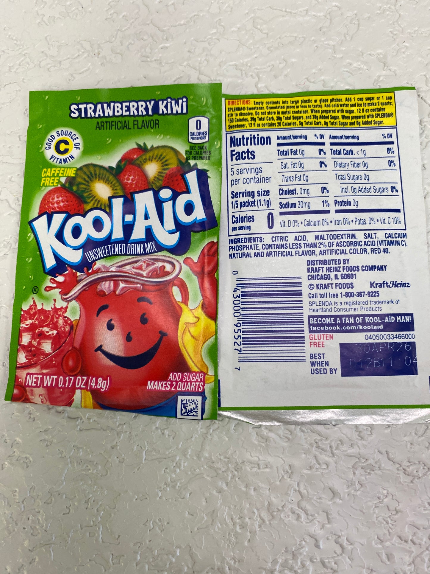 KOOL AID STRAWBERRY KIWI PACKET