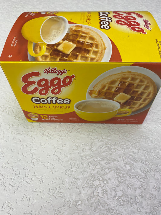 EGGO COFFEE MAPLE SYRUP 12 COFFEE PODS
