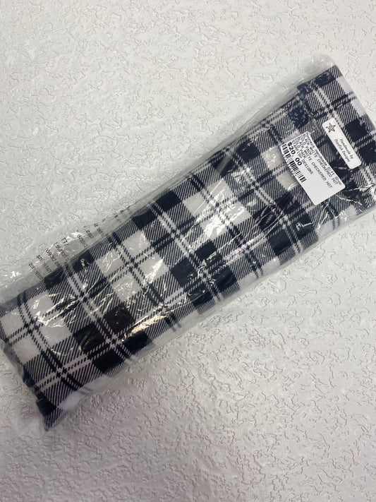 BLACK WHITE CHECKERED HOT COLD PACK