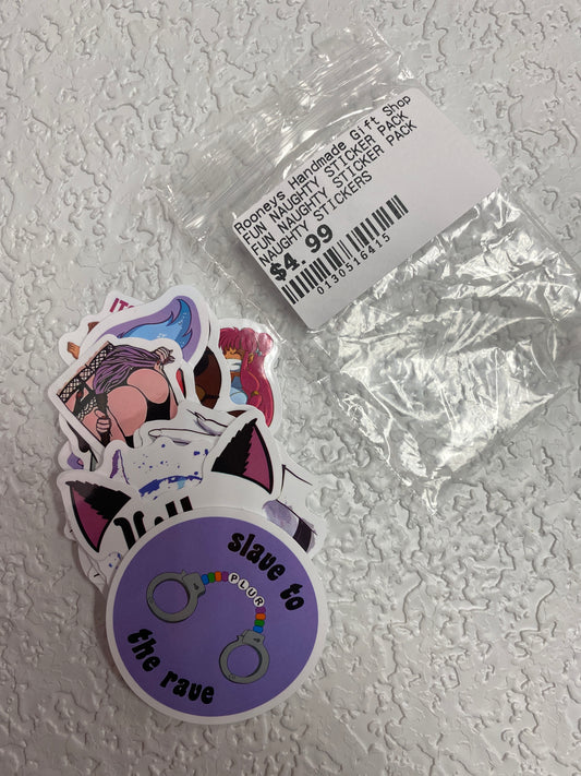 FUN NAUGHTY STICKER PACK