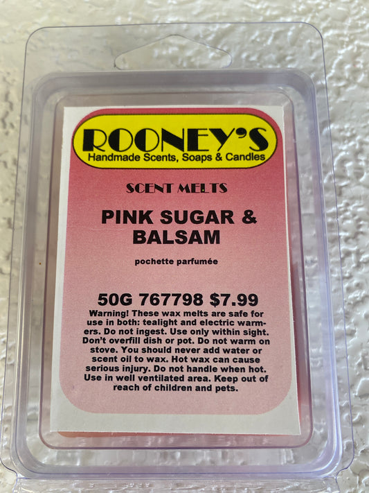 SCENT MELTS PINK SUGAR & BALSAM