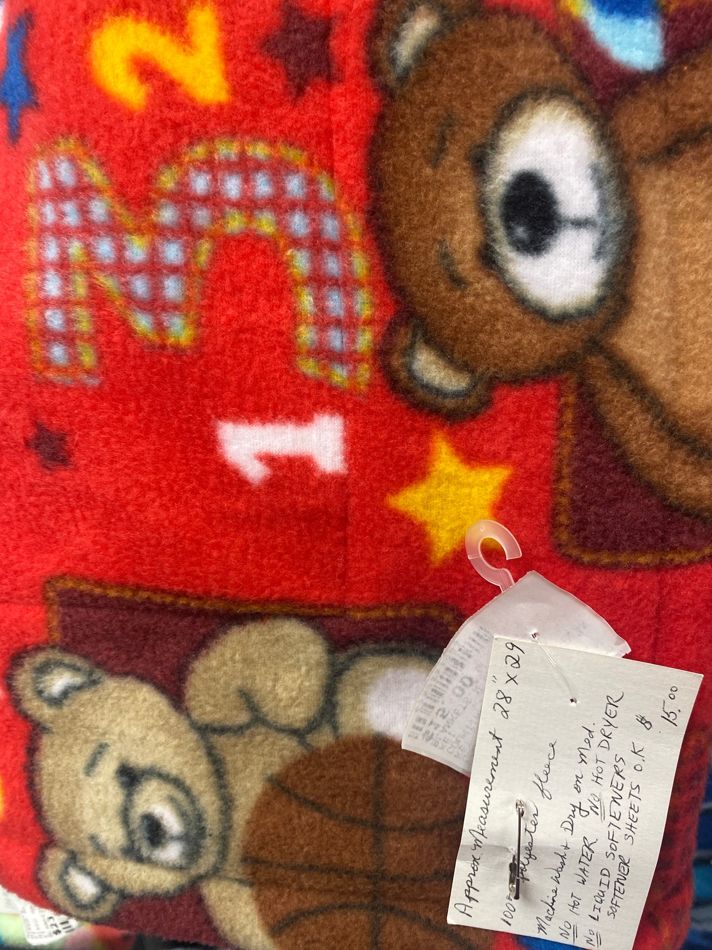 COUNTING BEARS FLEECE BLANKET