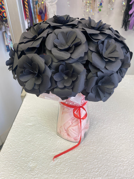 FUNKY BLACK ROSES PINK