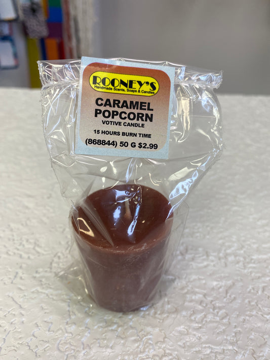 CARAMEL POPCORN VOTIVE CANDLE