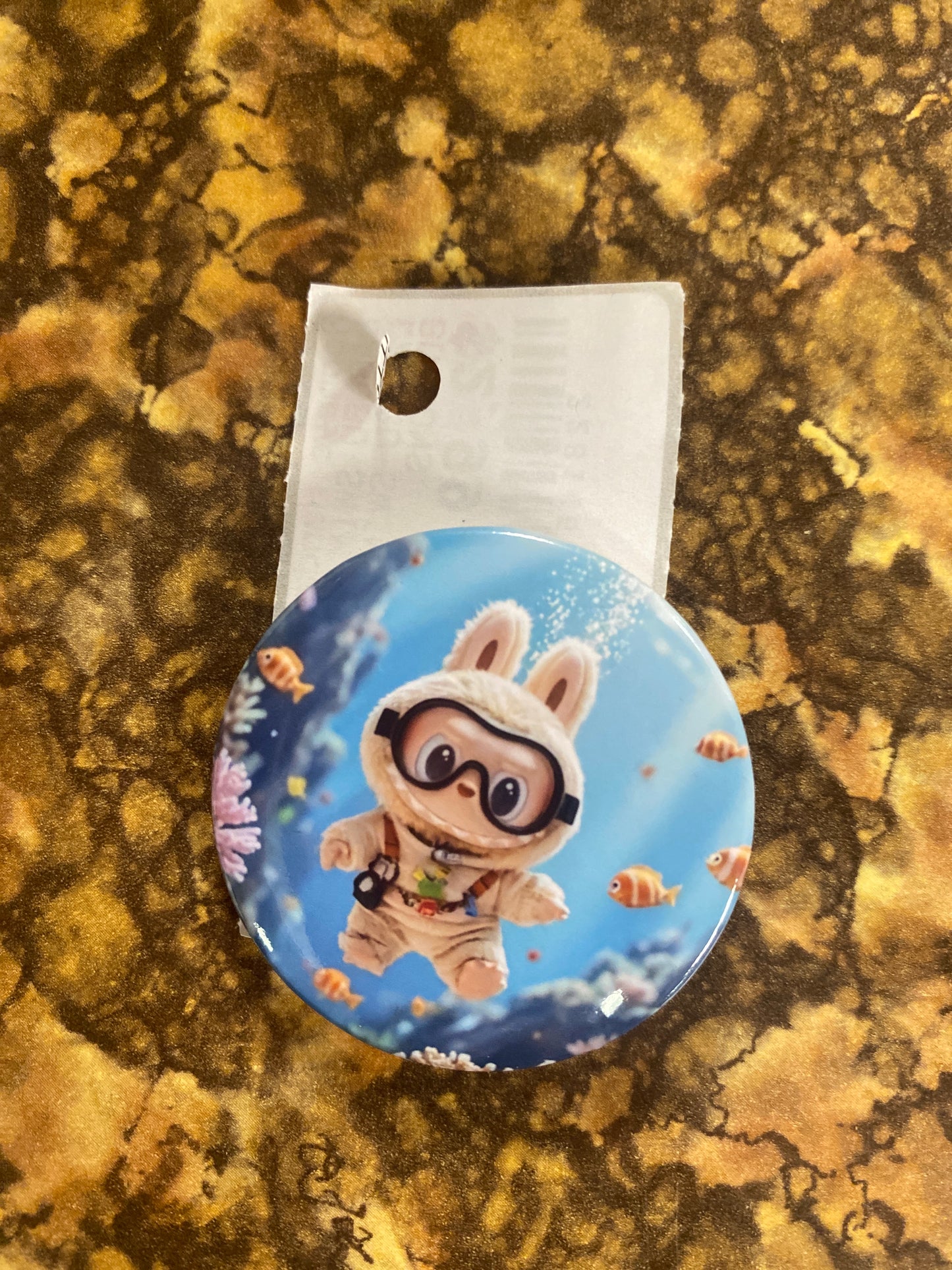 LABUBU SWIM BUTTON