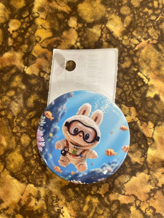 LABUBU SWIM BUTTON