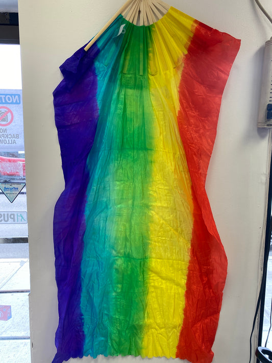 XL ELEGANT RAINBOW FOLDING FAN