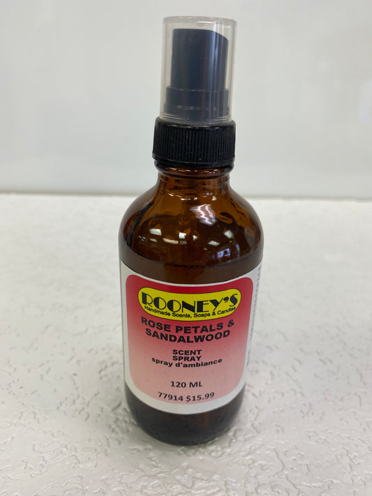 ROSE PETALS & SANDALWOOD SCENT SPRAY