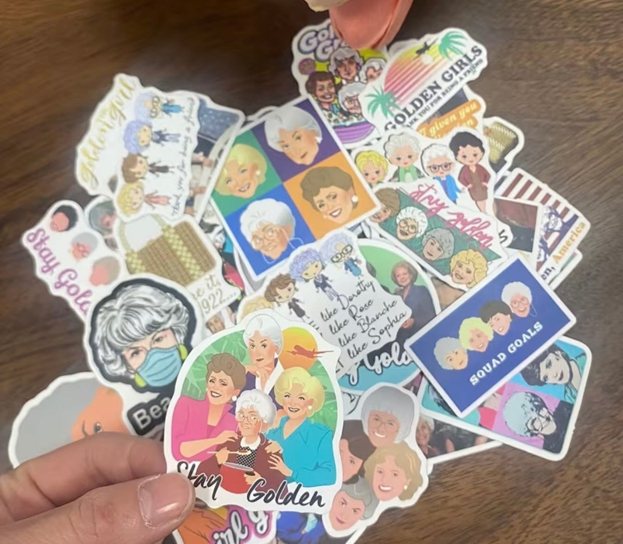 GOLDEN GIRLS ASSORTED STICKER PACK