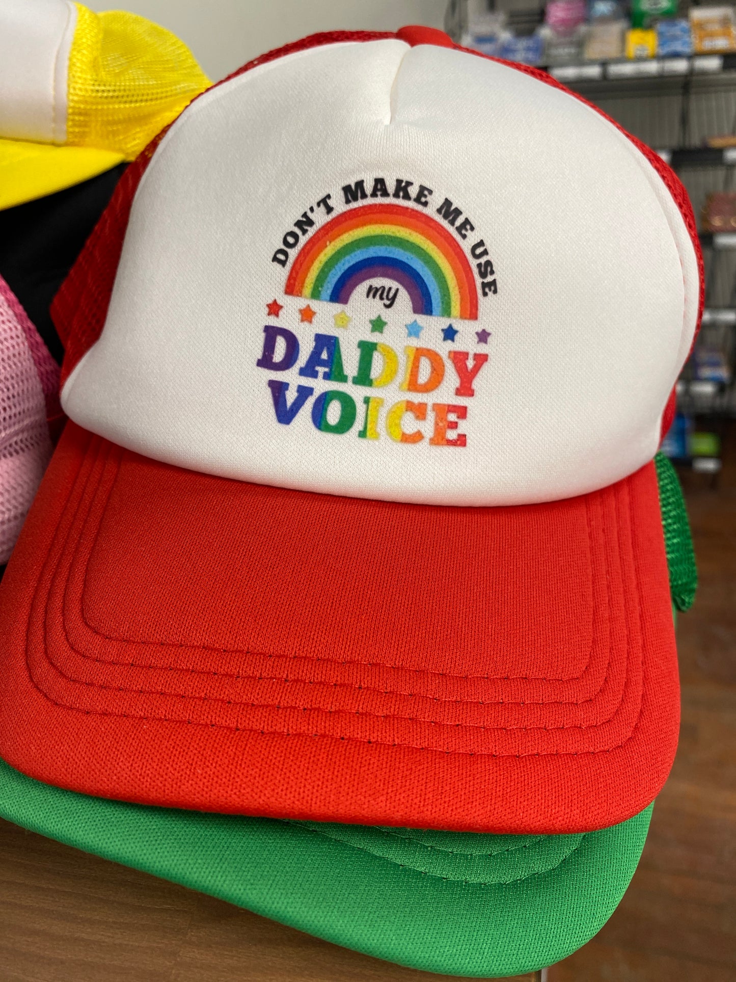 RED HAT DONT MAKE ME USE MY DADDY VOICE