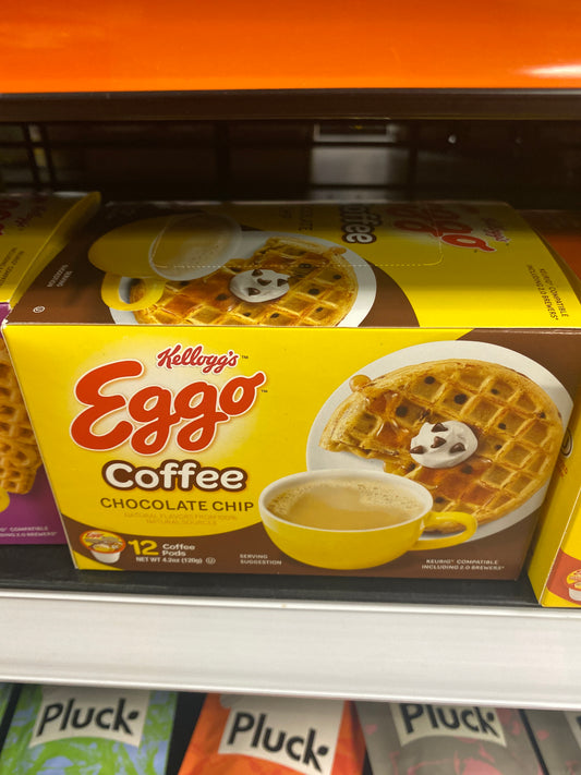 EGGO COFFEE CHOCOLATE CHIP 12 COFFEE PODS