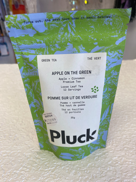 PLUCK LOOSE LEAF TEA APPLE ON THE GREEN