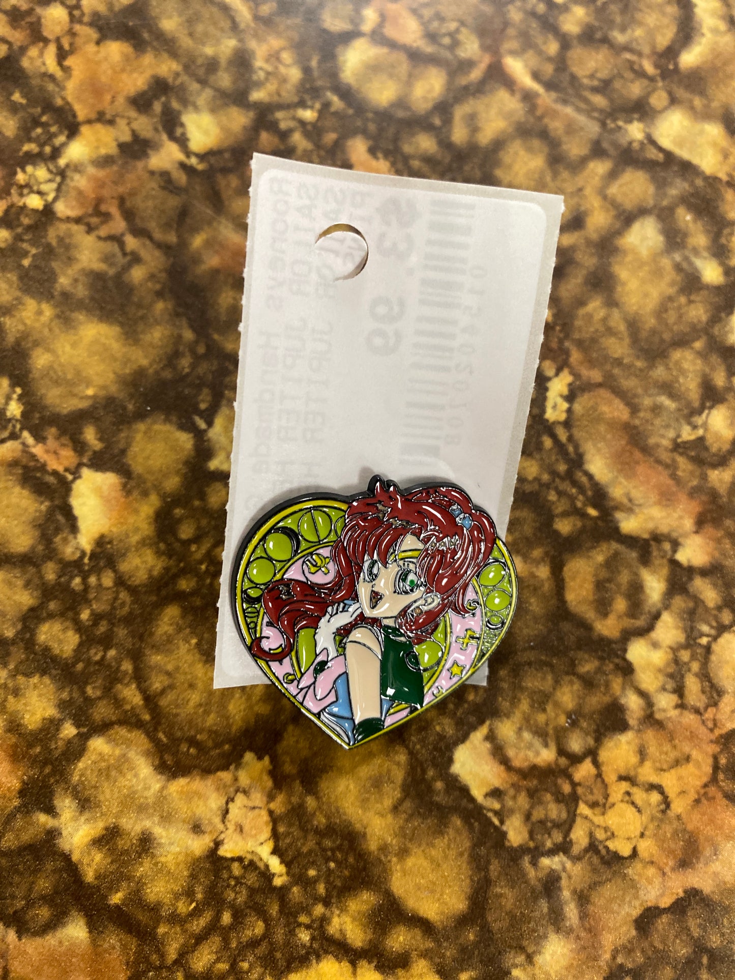 SAILOR JUPITER HEART PIN