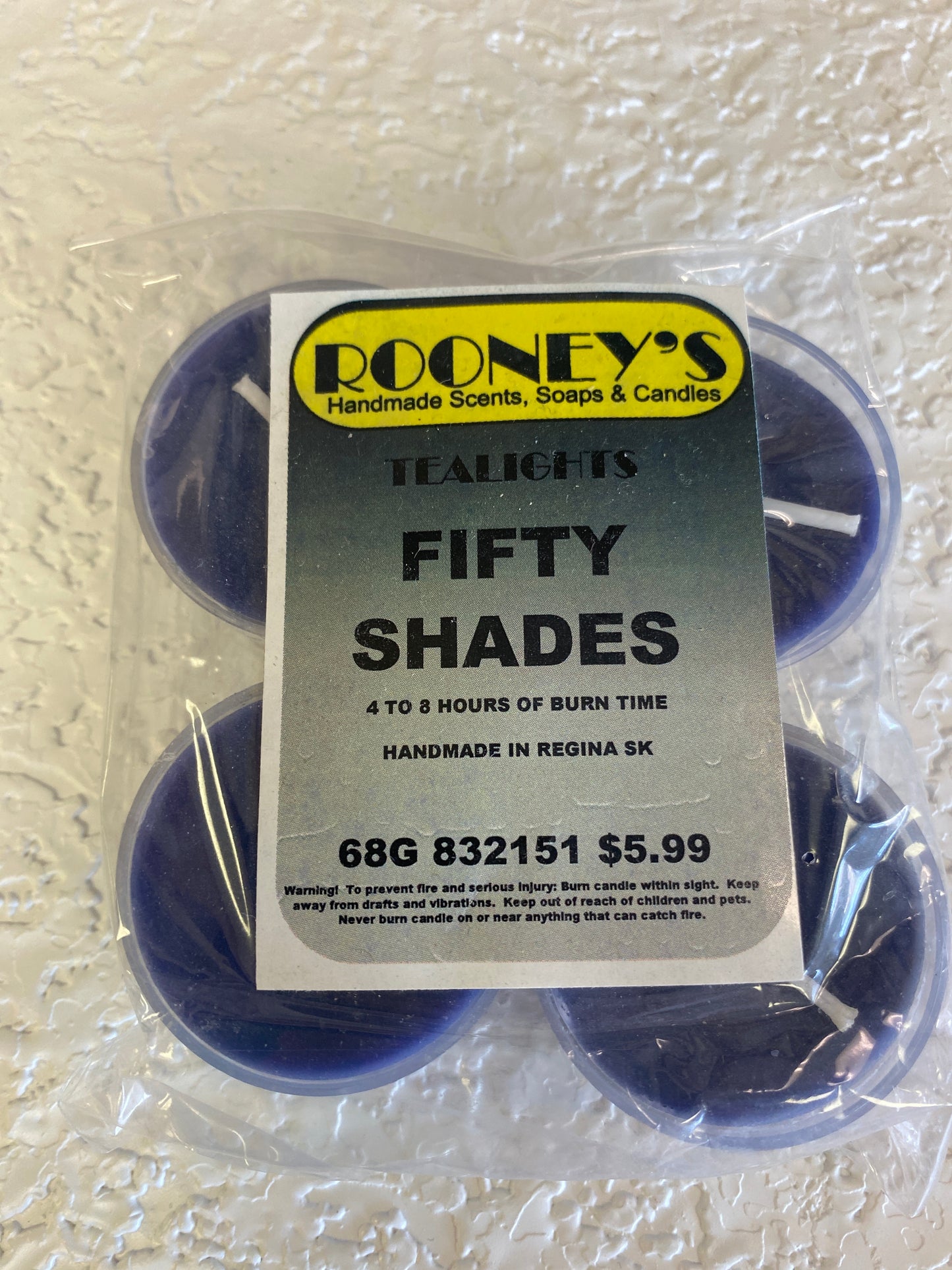 FIFTY SHADES TEALIGHT CANDLES