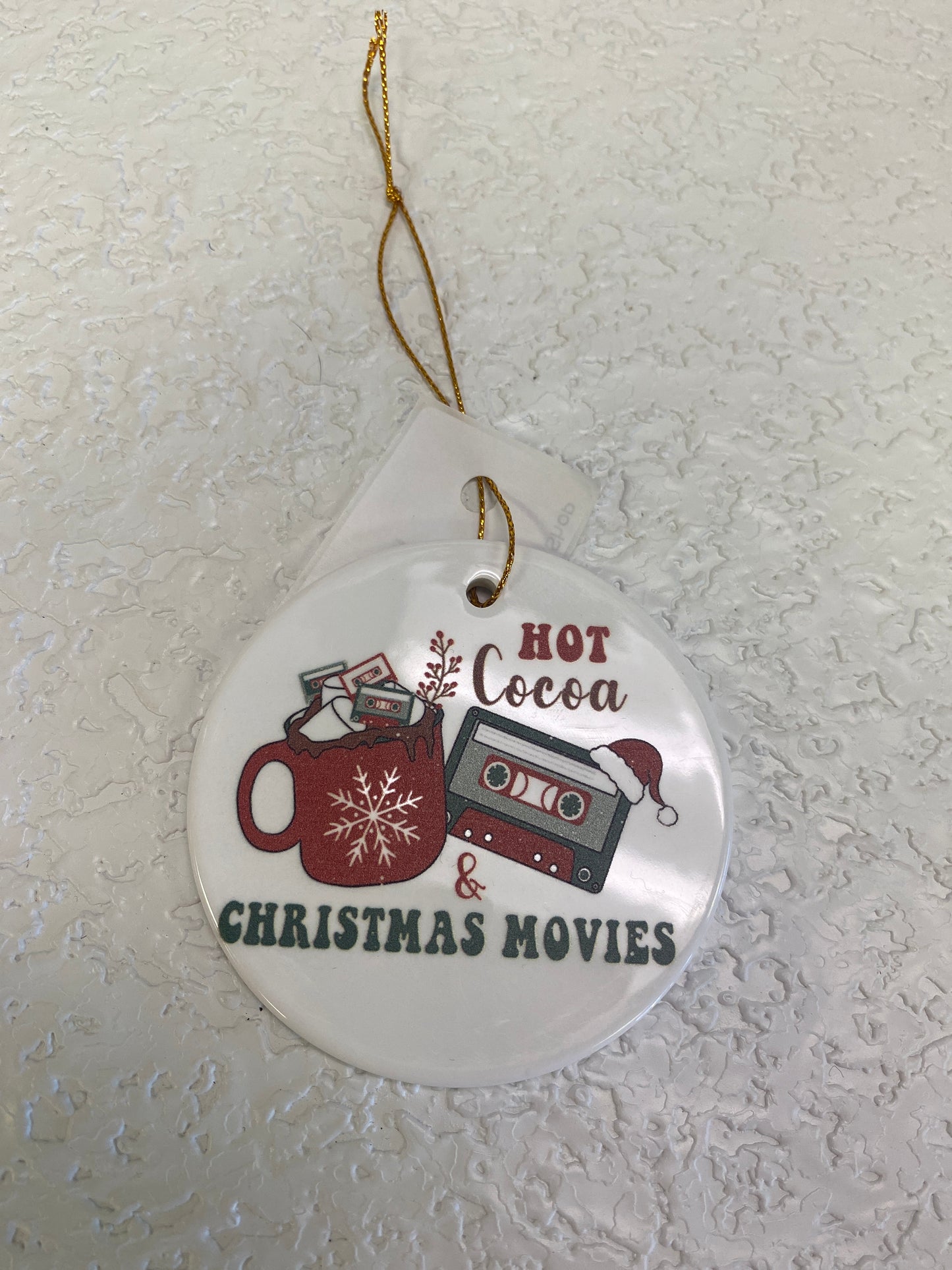 CERAMIC HOT COCOA ORN