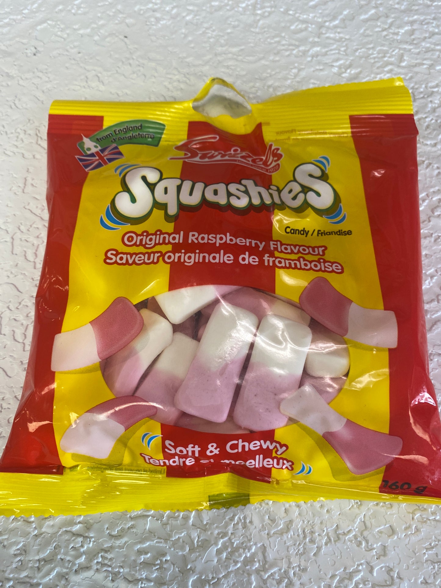 SQUASHIES ORIGINAL RASPBERRY CANDY BAG